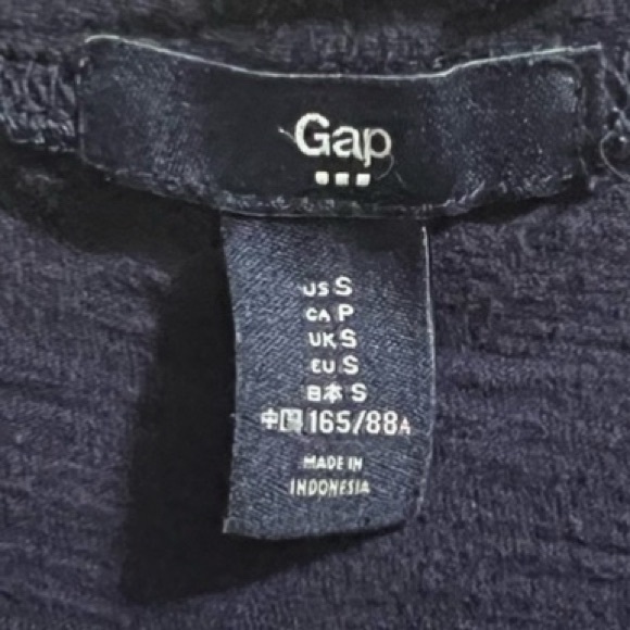 Gap Ladies Size S Navy Lightweight Button-up Cardigan - Picture 2 of 16